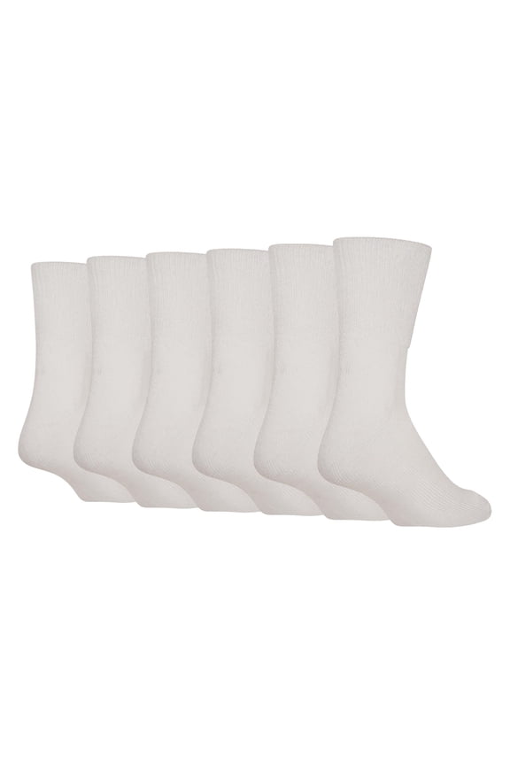 Mens Bamboo Extra Wide Diabetic Socks (Pack of 6)