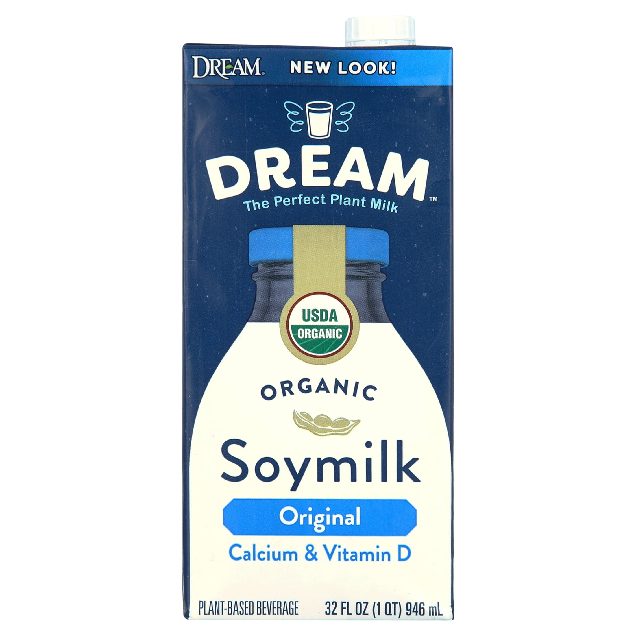 Soy Dream Organic Enriched Original Soymilk, Shelf-Stable, 32 fl. oz. (Pack Count 1)
