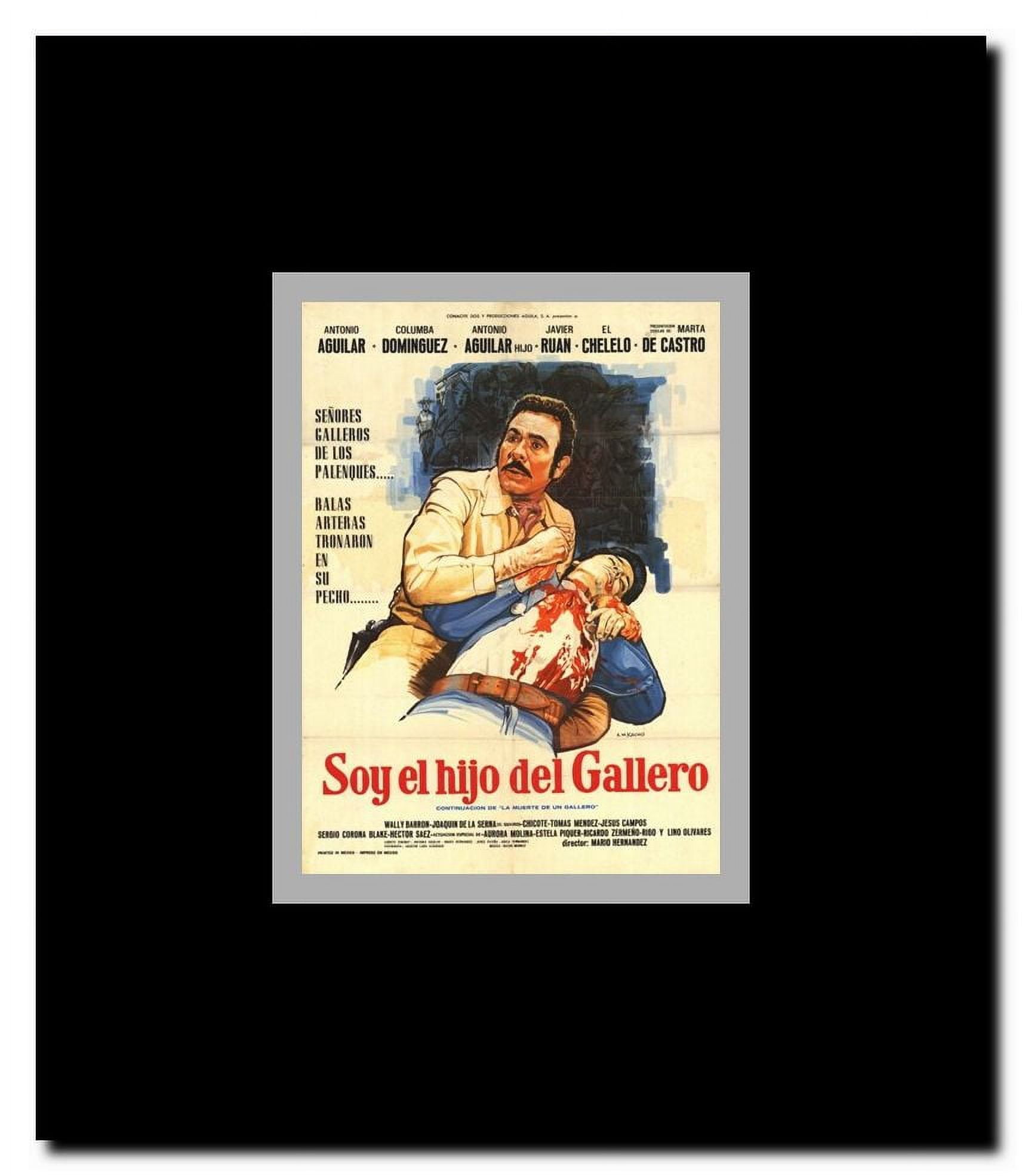 Soy El Hijo Del Gallero Framed Movie Poster