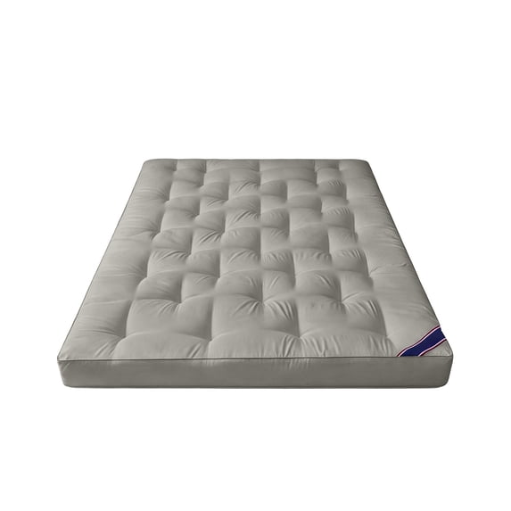 Soy Fiber Japanese Floor Futon Mattress Breathable Sleeping Pad Mattress Topper Gray 180x200cm For Dorm Guest Room Travel Rest