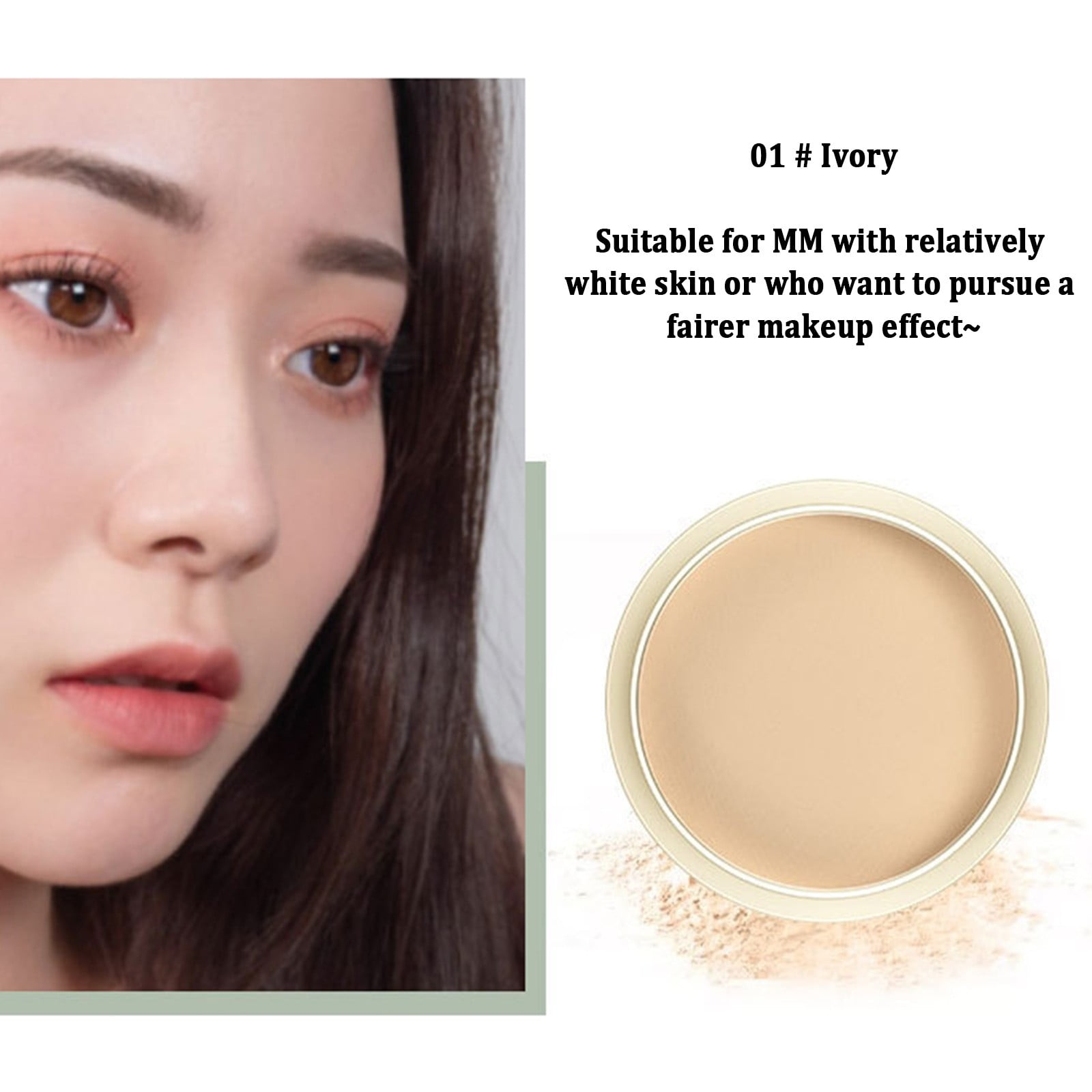 Soy Milk Transparent Pressed Powder Long Lasting Oil Control Face
