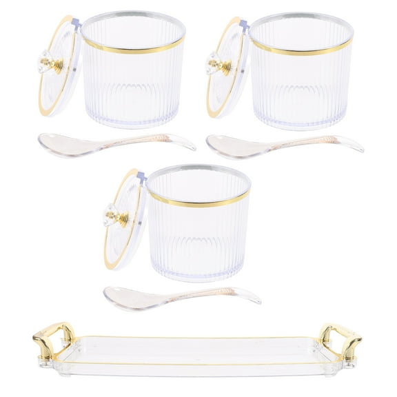 Soy Sauce Container Kitchen Supplies Spices Cupboard Scoop Spoon Condiment Jars Sugar Containers For Countertop