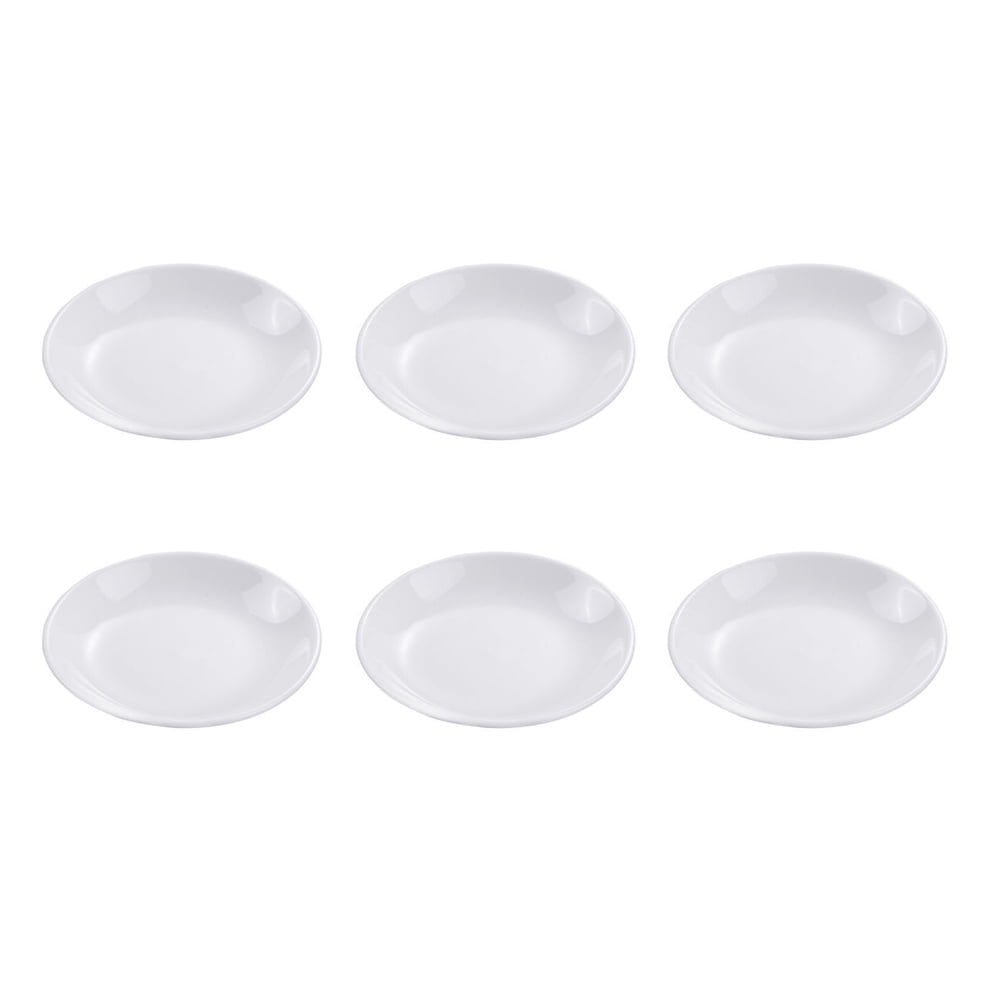 Soy Sauce Dish Dipping Bowls 6Pcs Ceramic Sauce Cups Small Condiment Vinegar Bowl Appetizer