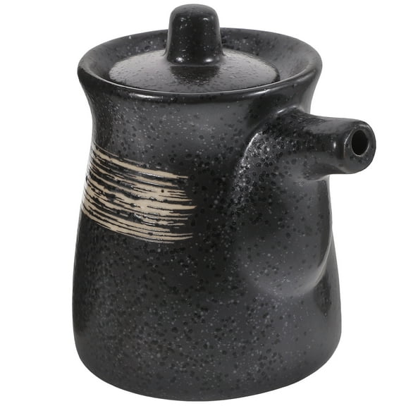 Soy Sauce Dispenser Bottle Kitchen Gadget Oil Drink Girl Black