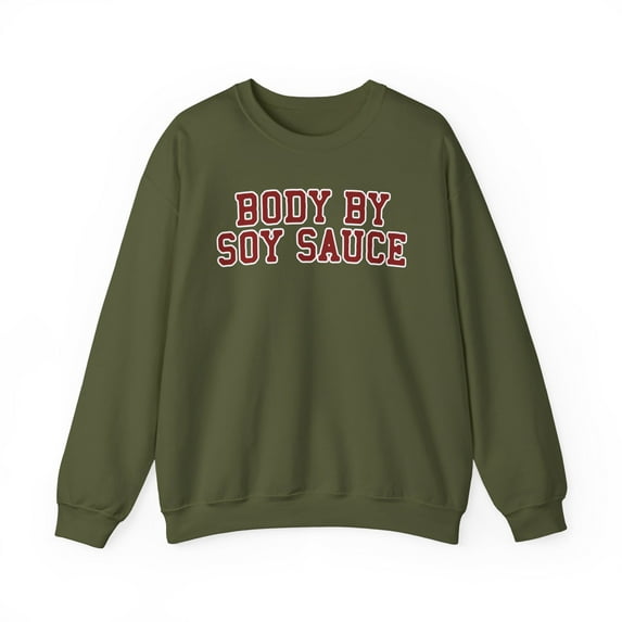 Soy Sauce Sweatshirt Gifts Crew Neck Shirt Long Sleeve Unisex