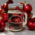 thumbnail image 1 of Soy Scented Candles | Handmade & Highly Aromatic Candles Burns Upto 85 Hours in Glass Jar - Perfect for Home Decor, Wedding, Birthday, Dinner (Cherry Bomb, 16 oz), 1 of 2