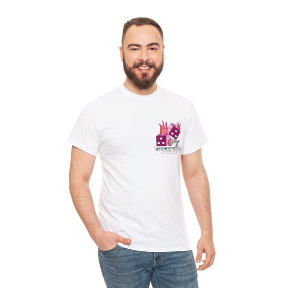 Soy Suertudo Valentine's Day Unisex Heavy Cotton Tee - Dia de San Valentin