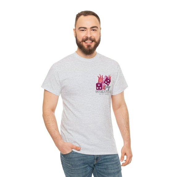 Soy Suertudo Valentine's Day Unisex Heavy Cotton Tee - Dia de San Valentin