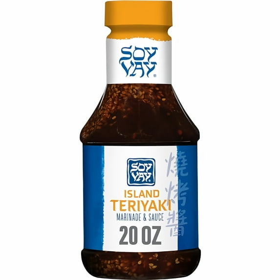 Soy Vay Island Teriyaki Marinade & Sauce 20 Ounce Bottle (Pack of 4)