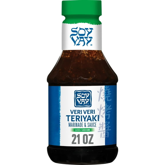 Soy Vay Less Sodium Veri Veri Teriyaki Marinade and Sauce, 21 fl oz