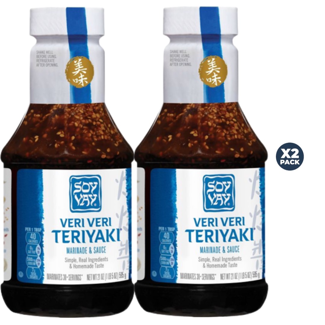 Soy Vay Marinade & Sauce Veri Veri Teriyaki 21oz pack of 2