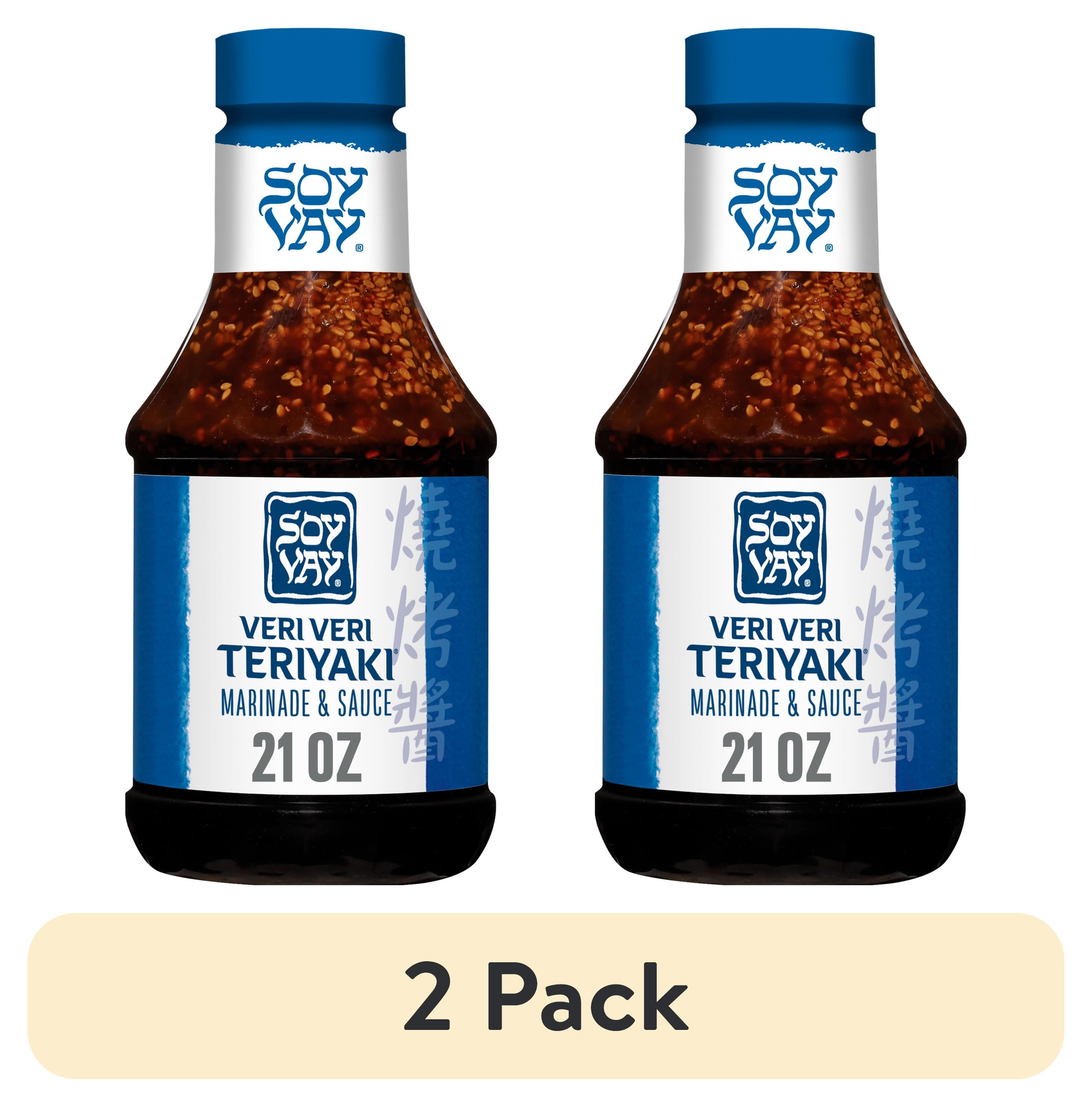 (2 pack) Soy Vay Veri Veri Teriyaki Marinade and Sauce, 21 fl oz