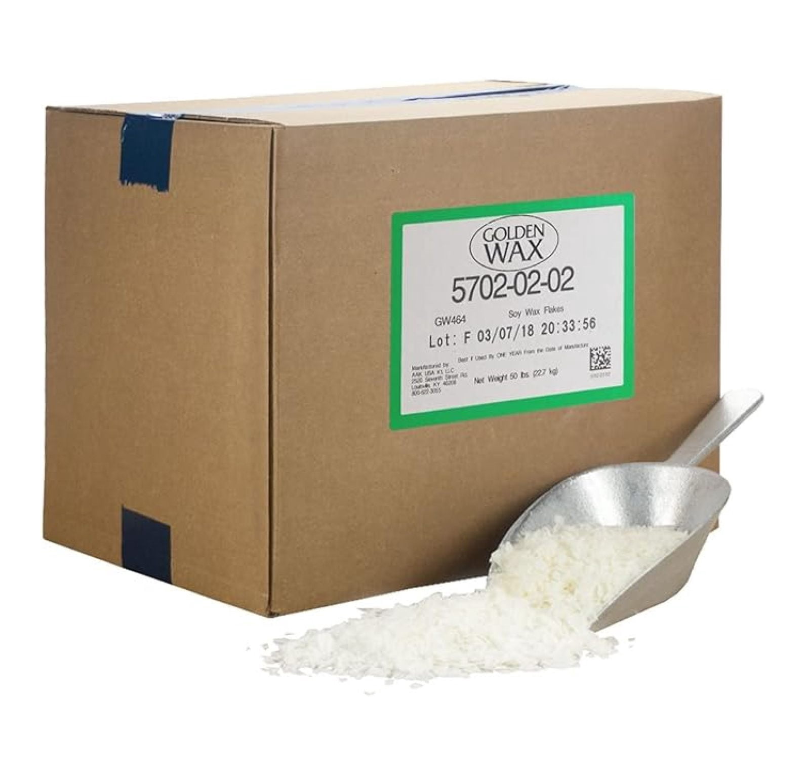 Soy Wax Flakes, 20 LB, Unscented, Modern, All Season, 16x13.5 inches, 3.2E+2 Ounce, Indoor, Candle Wax, Candle