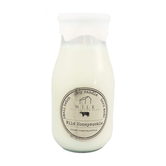 Soy Wax Scented Candle - Milk Bottle Soy Wax Scented Jar Candle - 12.5oz
