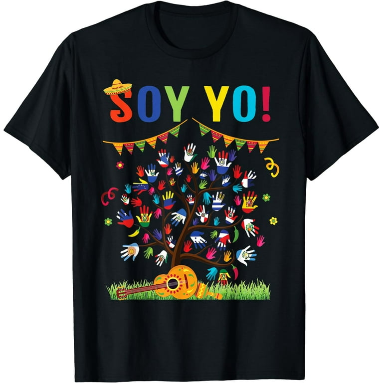 Tree Flag National Hispanic Heritage Month T-Shirt Tree Flag National Hispanic Heritage Month T-Shirt