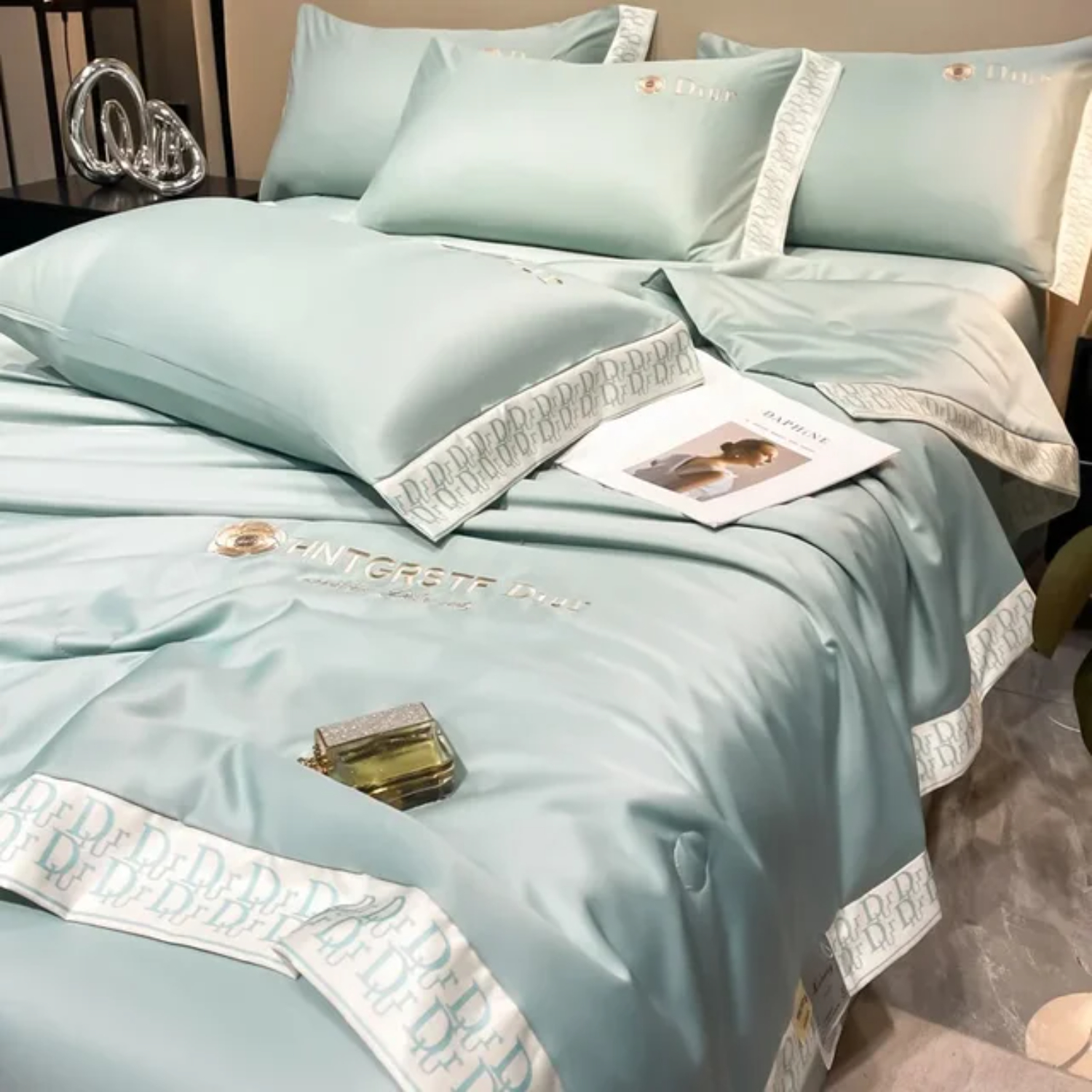 Soybean Fiber Bed Duvets Comforter Quilt Machine Washable Bedspread on