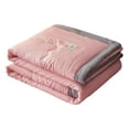thumbnail image 1 of Soybean Fiber Cool Quilt Rectangular Polyester Washed Cotton Summer Cool Quilt Japanese Style Children's Summer Conditioning Quilt Home, 1 of 9