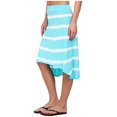 thumbnail image 1 of Soybu Womens Striped Hi Low Skirt, 1 of 1