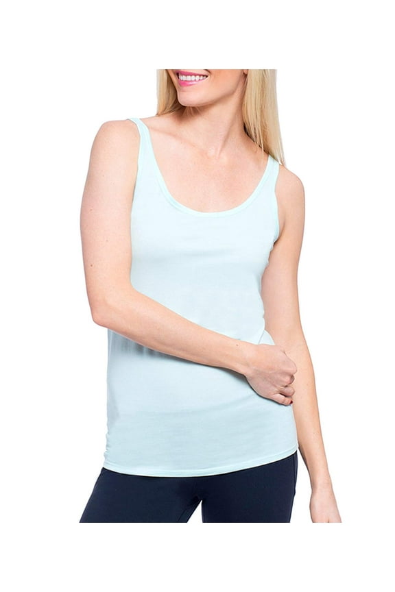 Womens Taryn V-Neck Crew Neck Tank Top