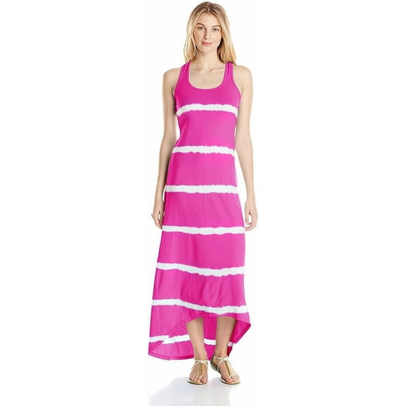 Soybu Womens Tie Dye Striped Maxi Dress