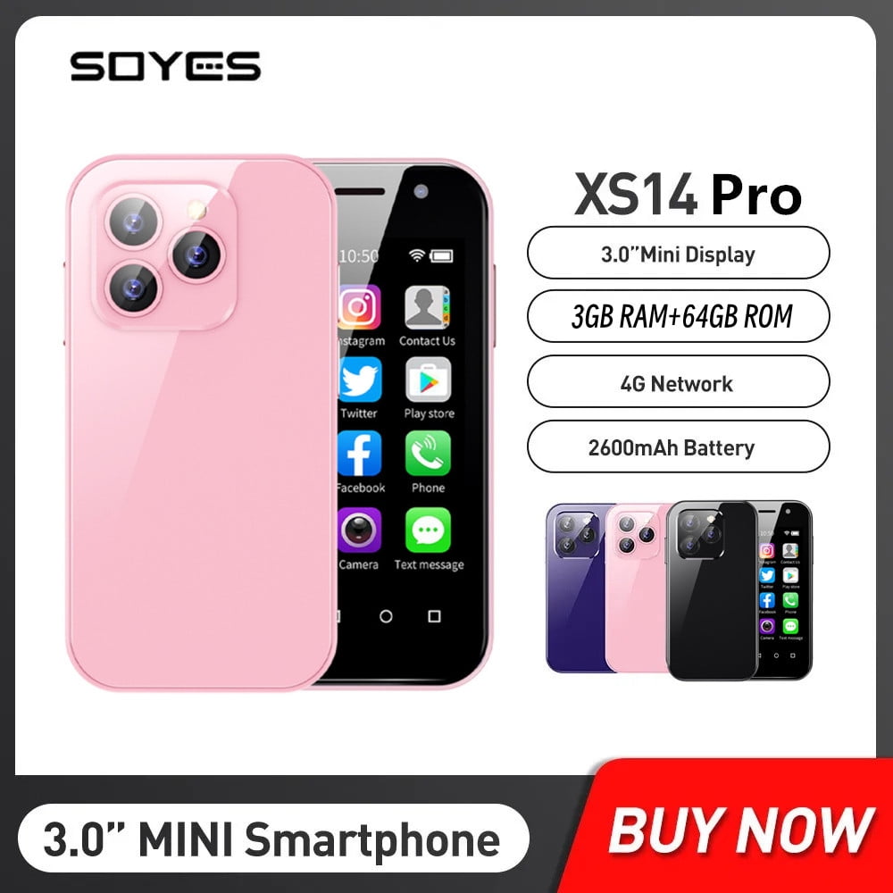 Soyes XS14 Pro Mini 4G Smartphone 3.0 Inch Octa Core Dual