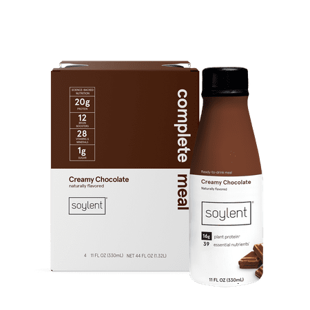 Soylent Creamy Chocolate Complete Meal 4 - 11 fl oz Bottles