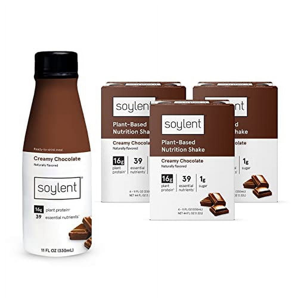 Soylent Creamy Chocolate Meal Replacement Shake, Contains 16g Complete