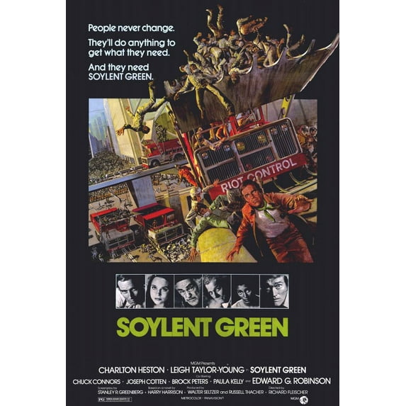Soylent Green Movie POSTER 27" x 40" Style A