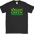 thumbnail image 1 of Soylent Green People T-Shirt Funny Movie Humor Gift Text Tee - Black, 2XL, 1 of 1