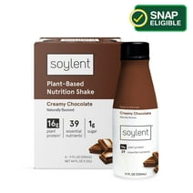Soylent Protein Nutrition Shake, Creamy Chocolate, 11 fl oz, 4 Count