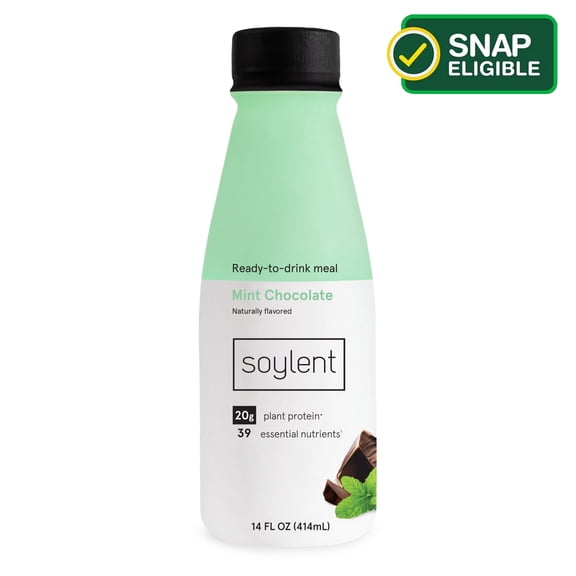 Soylent Protein Nutrition Shake, Mint Chocolate, 14 fl oz