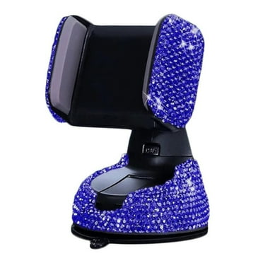 Soyumi BlingAdjustable Car Phone Holder HandsFree CrystalSparkling Auto Phone Mount, UniversalFit, for Windshield, Phone Stand CarAccessories, 360°, Strong Adhesive
