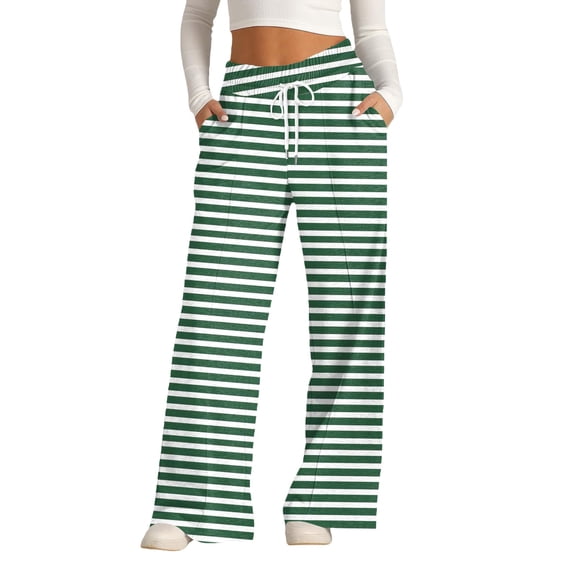 Soyumi Cargo Pants Women Workout Baggy Wide Leg Jeans Woman Jogger Womens Jeans Boyfriend Jeans Baggy Jeans Plus Size Casual Ski Hiking Elastic Waist Wide Leg Pants Lounge Homewear Lounge, Green