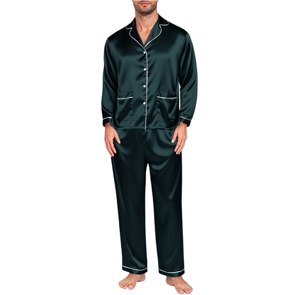 Soyumi Casual Comfy Satin Homewear Hoodie and Pants Boho tops and Pants Streetwear Matching Sets Women Clothing Lapel Outfits Pajama Sweatsuits Fall Flannel Cardigan Hiking Comfortable,