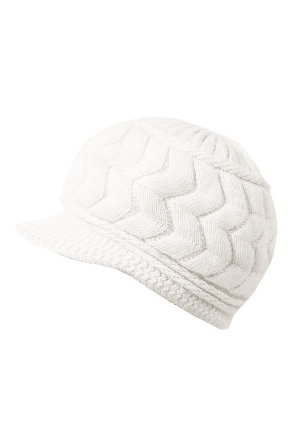 Fashion soft Fashion Vintage Flat cap Trendy fall fashion outfit Cotton winter hats for women Chunky Cable Knit Slouch Unisex Stretch Crochet Autumn And Winter Hats Newsboy Hats, White