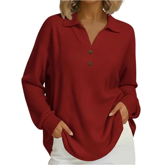 Soyumi Loose Fit Sweater for Women Fall Winter 2030, Chunky Knit Oversized Crewneck Pullover Long Sleeve Top, Lightweight Soft Basic Casual Sweater for Work Holiday Comfort Wear, Wine