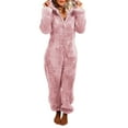 thumbnail image 1 of Soyumi Outfits Basic Lounge Cardigan Y2K Going Out Tunic tops Corduroy Jogge Loungewear Classic Cute Fuzzy Fleece Baggy Pajamas Matching Sets Winter Clothing Long Sleeve tops and Pants, Pink, 1 of 5