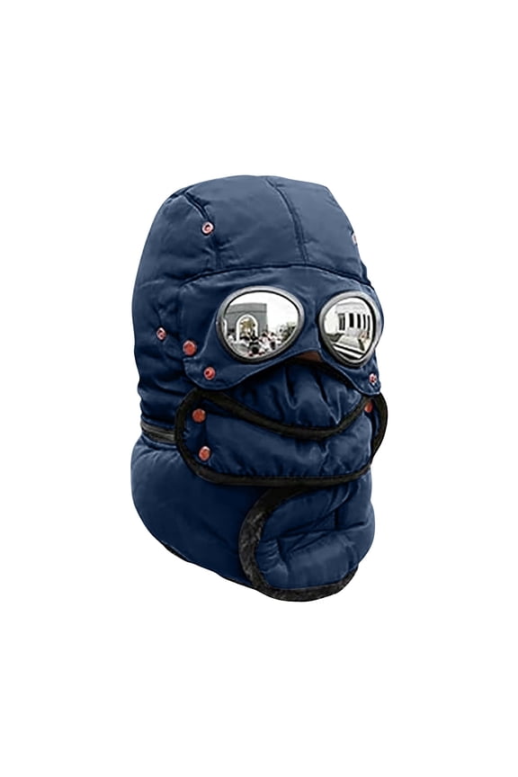 Ski Mask Balaclava for Men Women, Windproof Face Mask Winter Warm Neck Cover Thermal Fleece Hood for Cold Weather Skiing, Full Face Cover with Plush Lining Breathable, Black