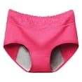 thumbnail image 1 of Soyumi Washable Absorbency Incontinence Regular Underwear for Women, Reusable Leak Proof Protection Panties for Bladder Leakage, Watermelon Red, 1 of 9