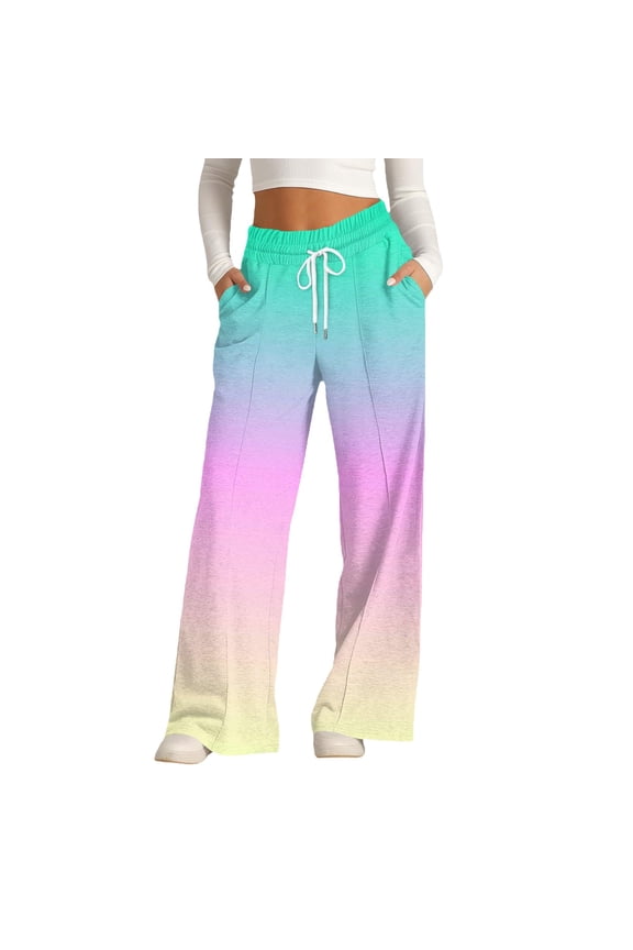 Wide Leg Jeans Woman Going Out Pants Straight Leg Track Pants Homewear Winter Trendy Jeans for Women High Waisted Jeans for Women Trendy Hiking Workout Curvy Yoga Pants Women Baggy, Mint Green