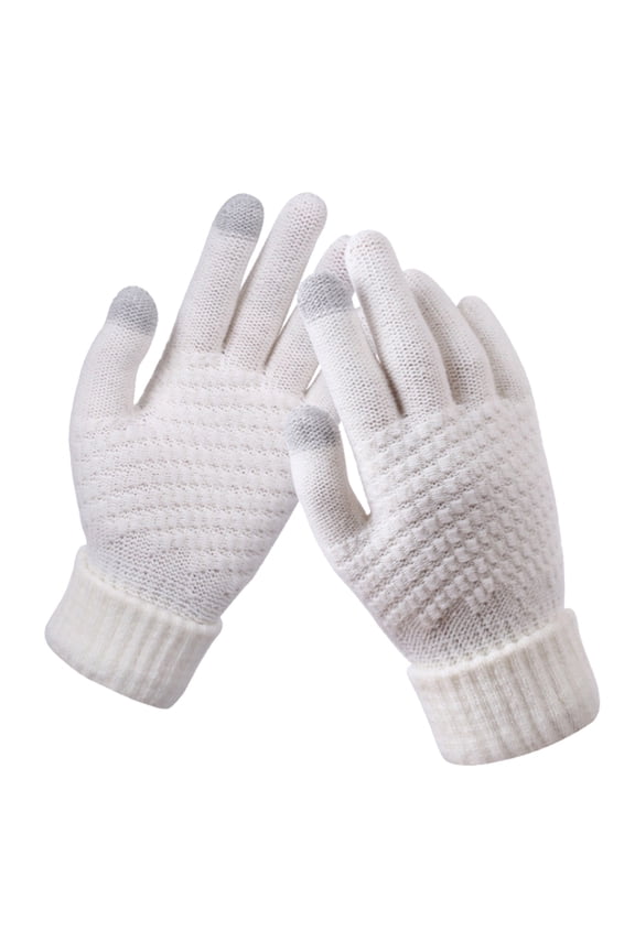 Winter Gloves, Touch Screen Gloves Running Gloves for Men Women Lightweight Thermal Soft Shell Warm Cold Weather Running Cycling Commuting Hiking Wind Resistant Thermal Knit Lining, D