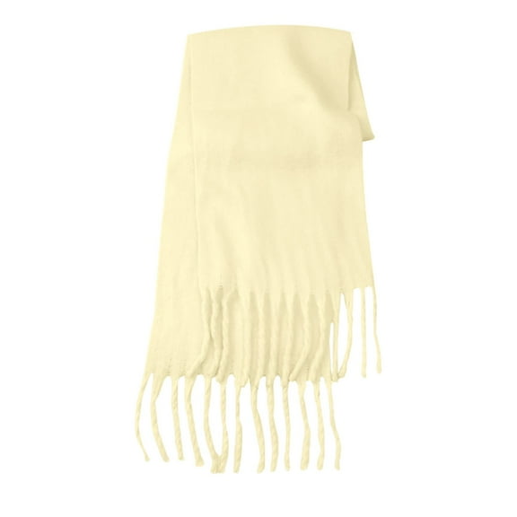 Soyumi tunic infinity blanket heated cute holiday Solid Fall Outfits Big Pull Hair Scarf Unisex long sweater plus size sweater Winter fashion shawl wraps for women All Couple Warm Soft, Yellow