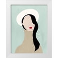 thumbnail image 1 of Sozi 25x32 White Modern Wood Framed Museum Art Print Titled - Selfportrait, 1 of 4