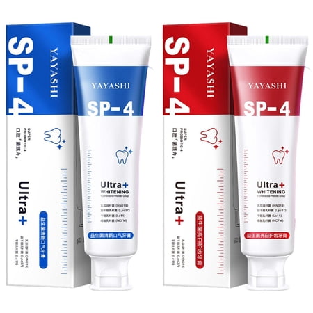 Sp-4 Toothpaste, Probiotic Tooth Whitening Agent, Breath Freshing Whiting Toothpaste for Adults, Dazzling White Toothpaste, Enamel