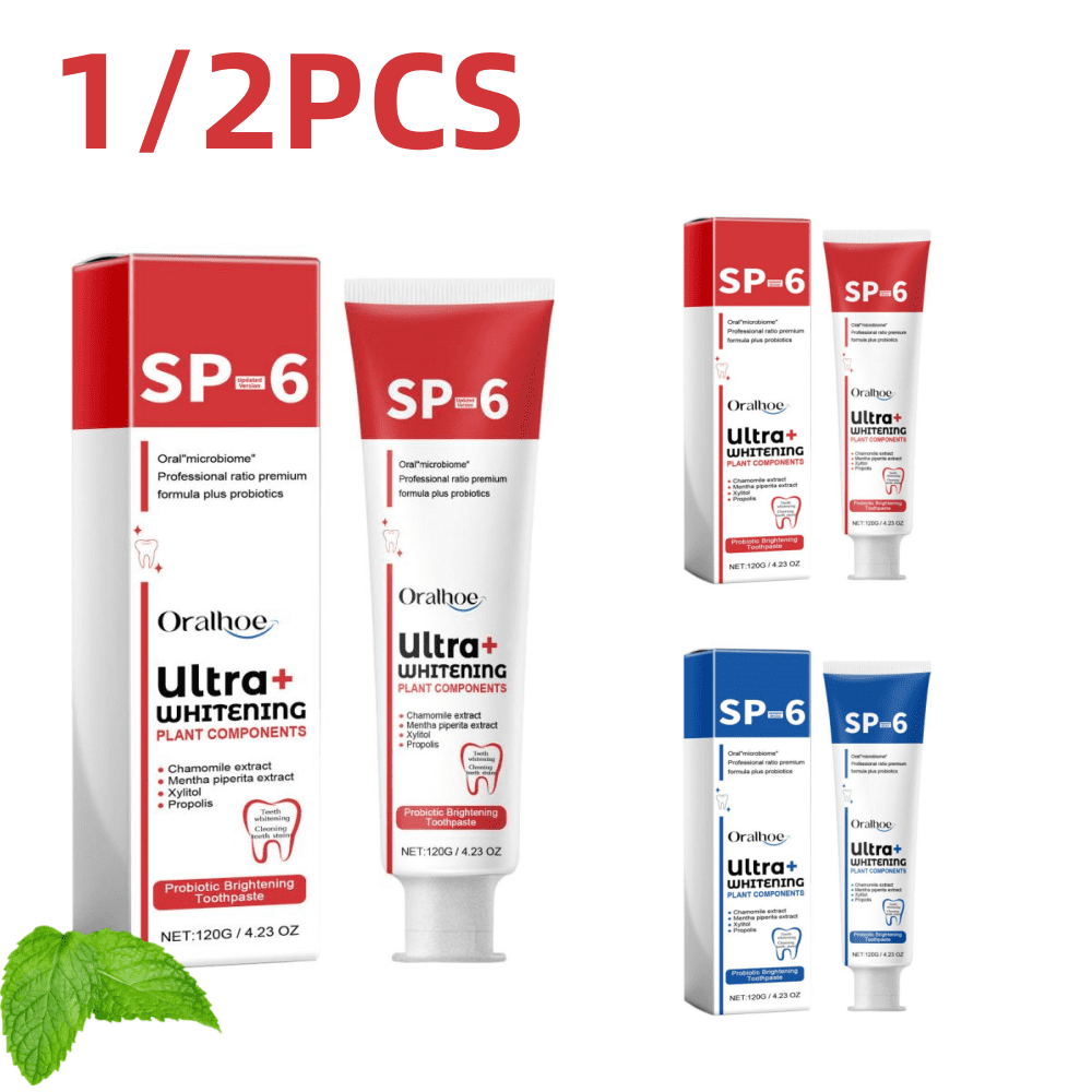 Sp-6 Ultra Toothpaste, Probiotics Bright White Toothpaste, Sp 6 ...