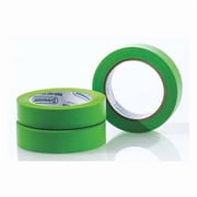 Masking Tape, 1 in W x 40 yd L, 6.3 mil Thick, Green, Rubber Adhesive, 3 PK