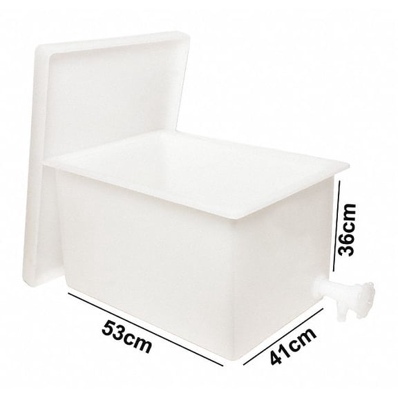 Sp Scienceware Tank with Lid and Faucet,14 in H,16 in W H34096-0000