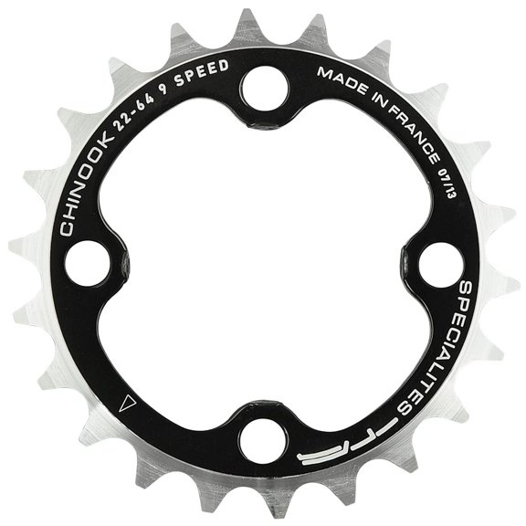 Spcialits TA Chinook 4 Arm 64pcd Inner 8/9 Speed Chainring 30T Black