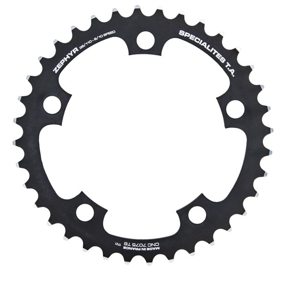 Spcialits TA Zephyr Compact 110pcd 5 Arm 9/10/11 Speed Inner Chainring 36t Black