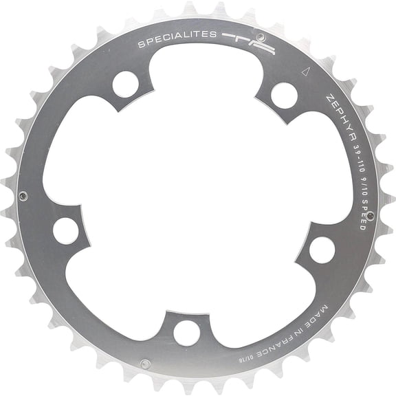 Spcialits TA Zephyr Compact 5-Arm 110pcd 9/10 Speed Chainring Middle 36t Silver